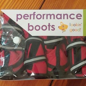 Performance Boots for Dogs - Red
